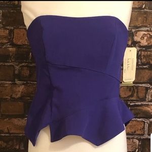 Nicole Miller Strapless Top NWT